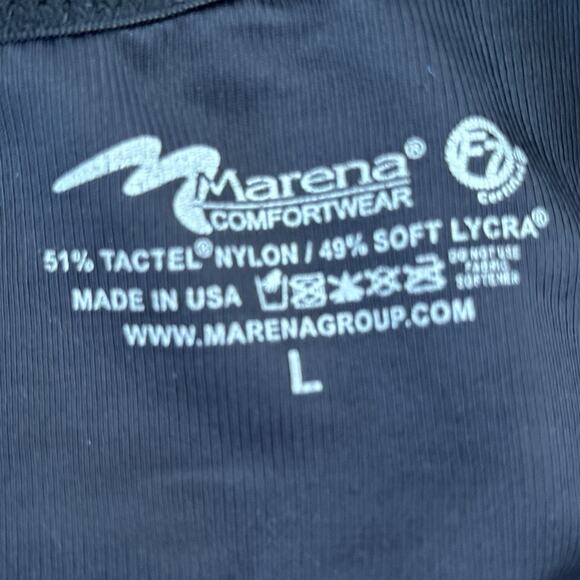 Marena Recovery Large Pull-On Girdle With High Back Mid Calf Length Black - Picture 4 of 6